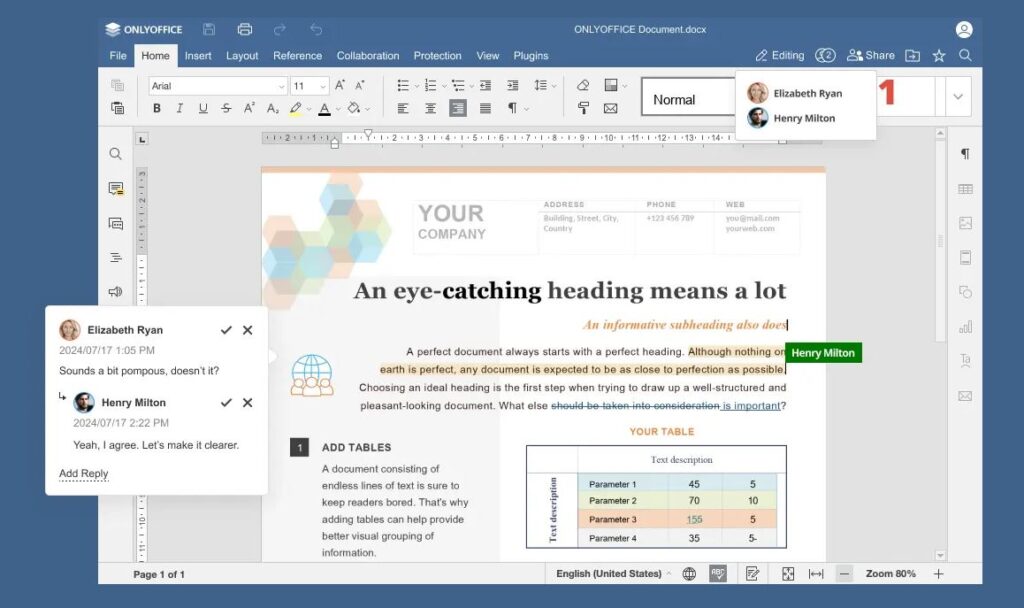 OnlyOffice. Alternativa gratuïta a Office 365